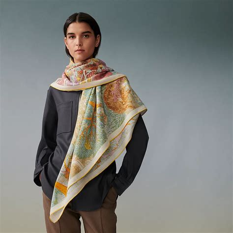 retour a la nature hermes|Hermès Retour a la Nature Shawl .